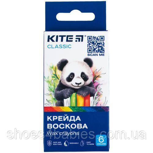 Мел воскової, 6 кольорів Kite Classic