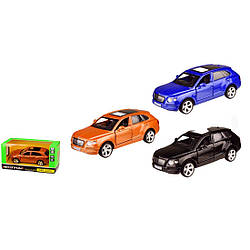 4312 Машинамет. АВТОПРОМ  1:45 BENTLEY BENTAYGA, 3 кольори, відк.двері, короб. 14, 5*6, 5*7см