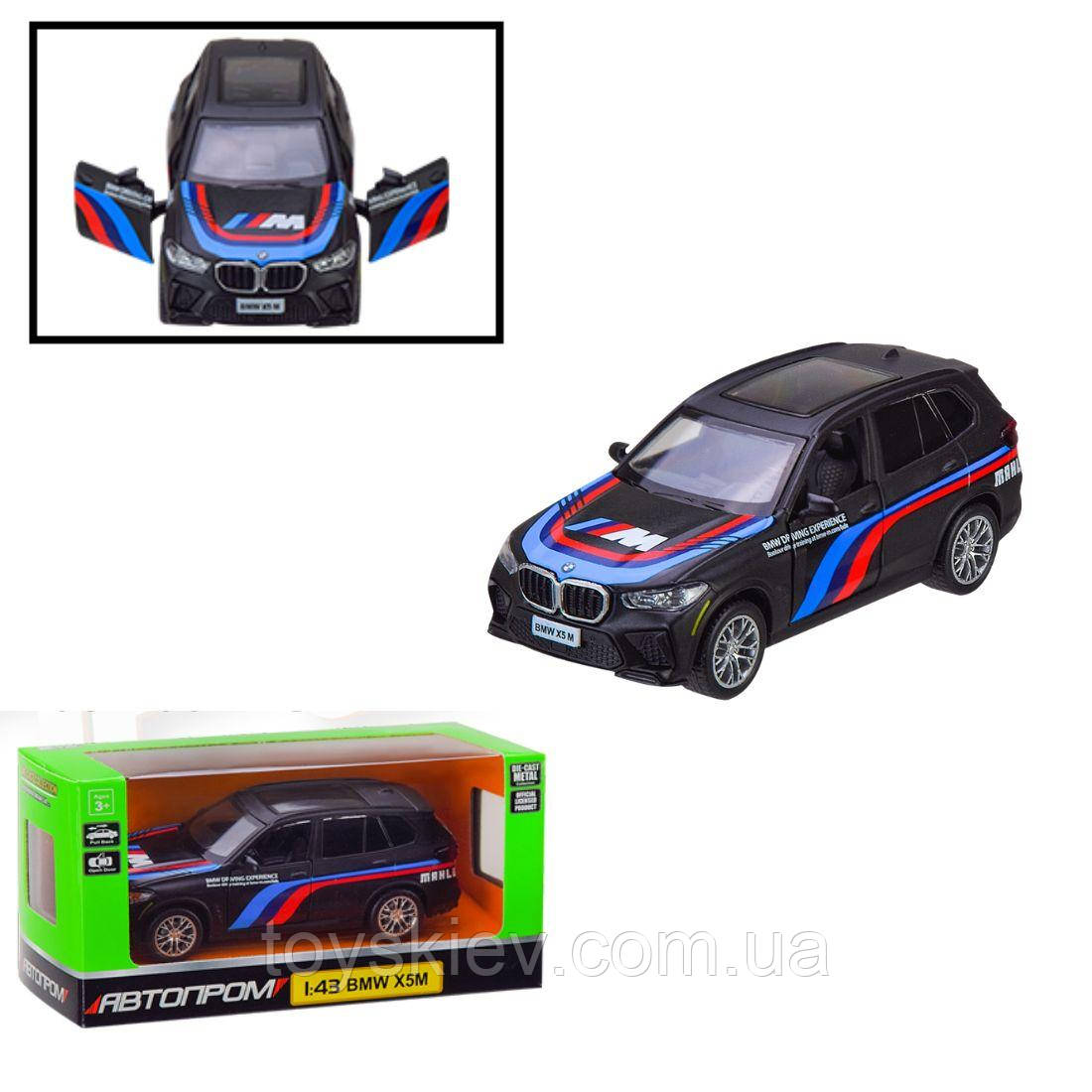 4374 Машинамет. АВТОПРІМ 1:43 BMW X5M, 1 колір, відкр. двері, короб. 14,5*6,5*7см
