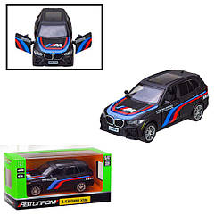 4374 Машинамет. АВТОПРОМ 1:43 BMW X5M, 1 колір, відкр. двері, короб. 14,5*6,5*7 см