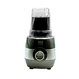 Блендер стаціонарний 2 в 1 з млиночком Bass Polska, потужність 450/800 Вт, для приготування коктейлів, соків та меленя кави, фото 3