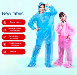 Дощовик Raincoat Set (плащ + штани) універсальний комплект для захисту від дощу