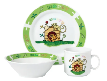 Набір посуду дит. Limited Edition HAPPY DAY 2 /НАБІР/ 3 пр. короб
