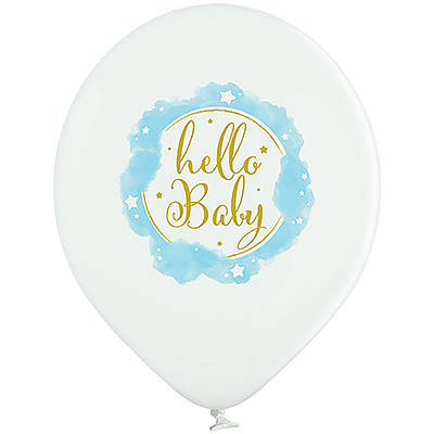 Вelbal 12''/30 см Привет малыш Hello baby boy  Мін.замовлення 5 шт УКР.МОВА