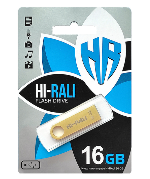 USB флешнакопичувач Hi-Rali 16 GB/HI-16GBSHGD (Гарантія 3года)