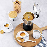 Еспресо-набір для кави Rommelsbacher RK 505/K з міні-плиткою та кавоваркою Bialetti Brikka, фото 8