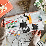 Еспресо-набір для кави Rommelsbacher RK 505/K з міні-плиткою та кавоваркою Bialetti Brikka, фото 7