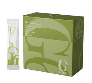 Miki G6 Харчові волокна та екстракти вівса, цикорію, ячменю, водорості комбу, конджака, гуару 4,6 гx 30 пакетів. До 10/2026