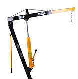 Гідравлічний підйомний складаний кран 1т складний 360° Bass Polska | Кран для авто, причепа, майстерні, фото 2
