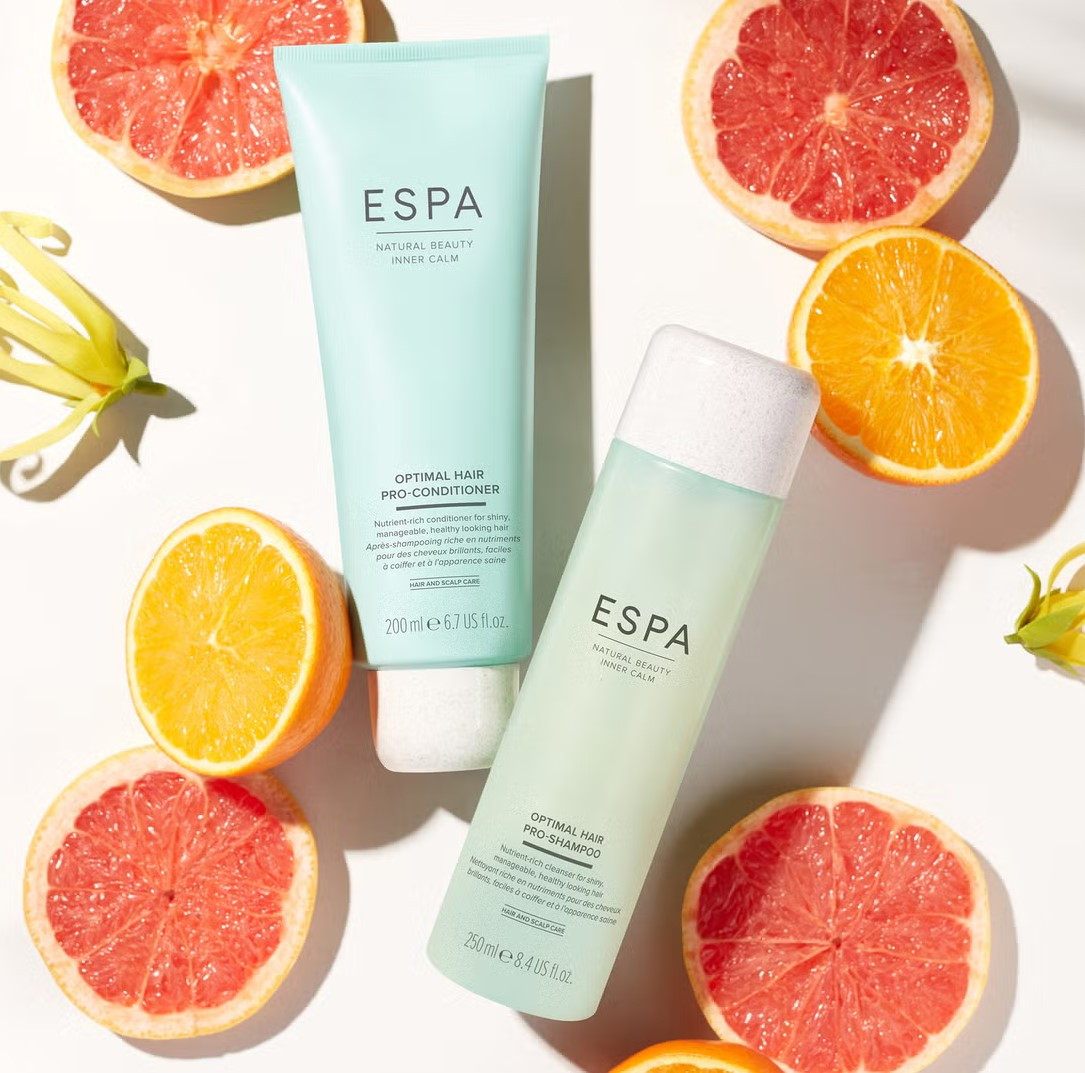 Набір ESPA Optimal Hair Pro Shampoo&Conditioner - шампунь і кондиціонер для здорового сяючого волосся