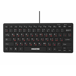 Клавiатура Maxxter KBM-C01B-UA Black