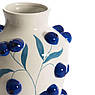 Ваза керамічна в білому кольорі з декором Blueberry Light&Living, фото 3
