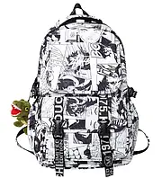 Рюкзак шкільний молодіжний споритивний у корейському стилі аніме Y2K 46X16X32 см кольоровий