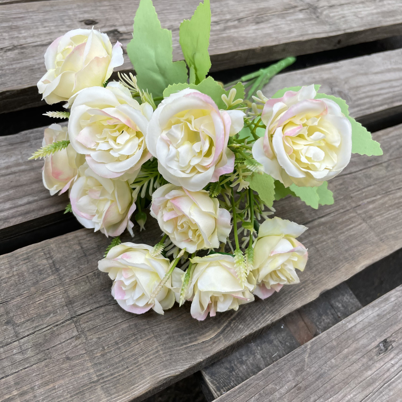 Штучні квіти Піоноїдна троянда Остін 30 см, фото 1