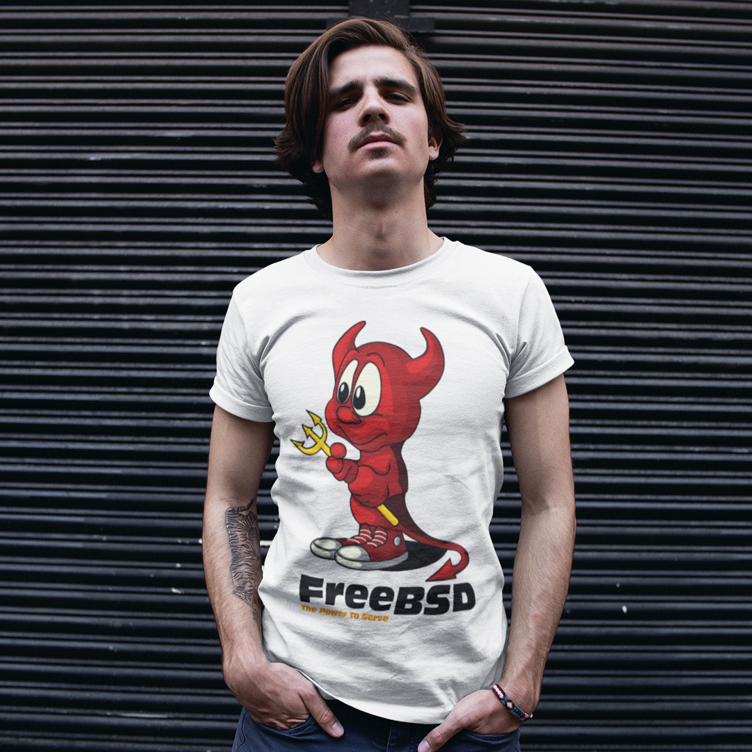 Футболка унісекс - FreeBSD - The Power To Serve