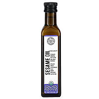 Pure Indian Foods, органічна кунжутна олія холодного віджиму першого віджиму, 250 мл