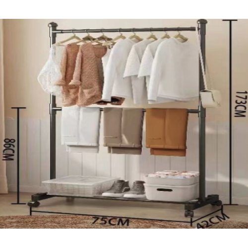 Універсальна підлогова вішалка для пальта та одягу 173*86*74 Clothes Rack Up YU227