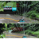 Обертовий садовий розбризкувач 360 Lawn Water Sprinkler круговий розбризкувач для поливання газону iC227, фото 3