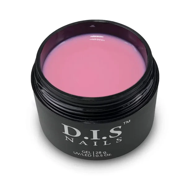 Твердий гель для нігтів камуфлювальний Dis hard gel DARK pink 28 г.