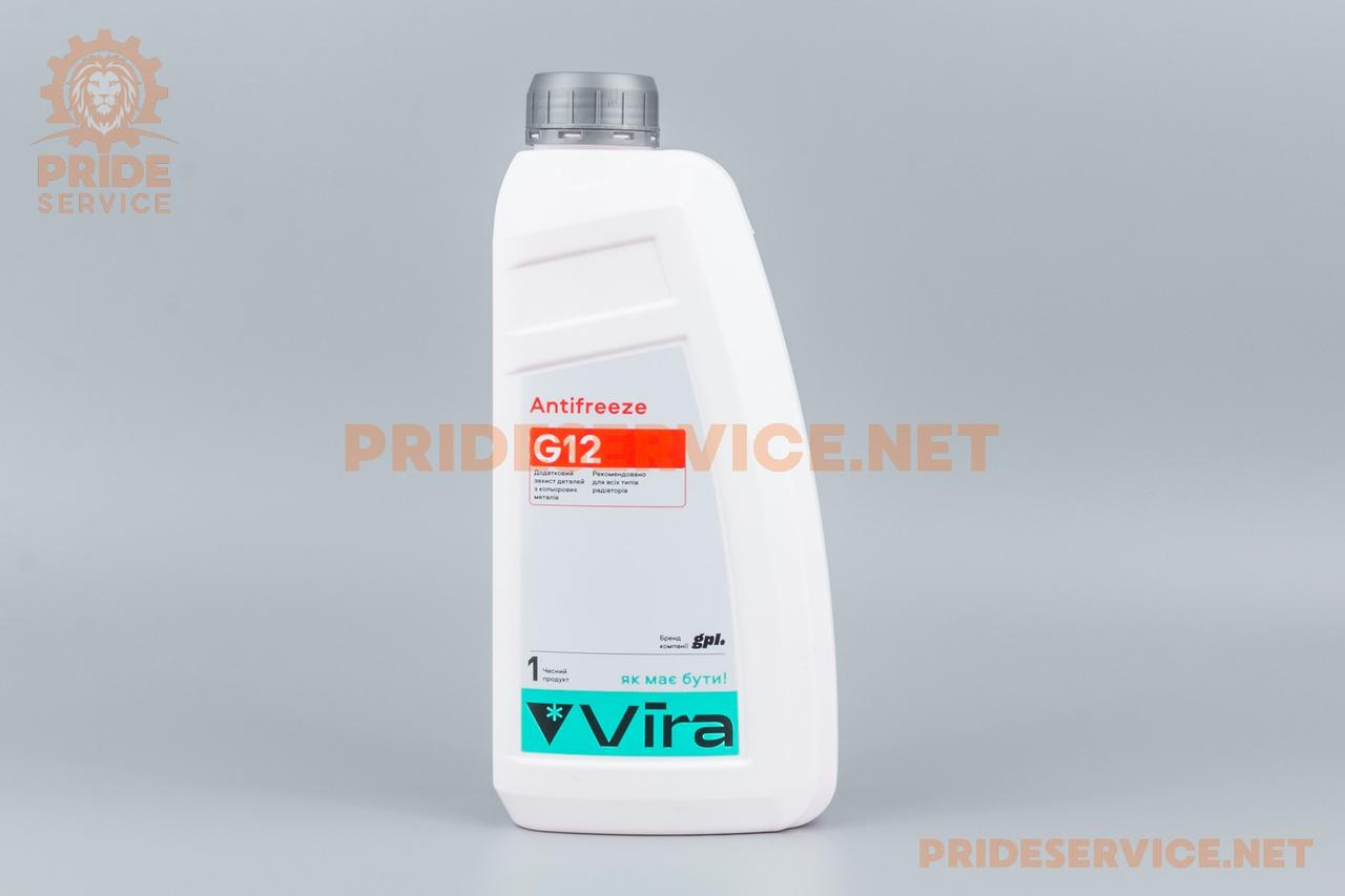 Рідина охолоджуюча -40°C "АНТИФРИЗ G12", червоний, 1L, МОТОХІМІЯ, SV-304803