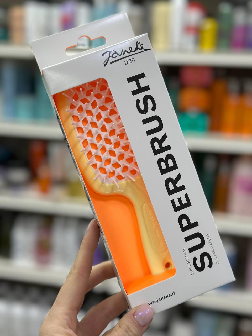 Щітка для волосся Janeke Superbrush жовта з білою серединкою 93SP226GIA