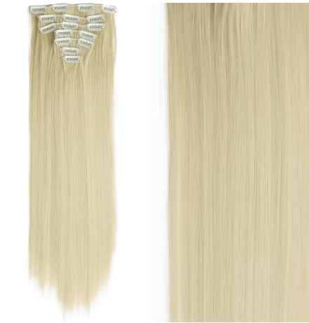 Треси, волосся на шпильках накладні, 16 кліпс, 7 пасм, 60см Z16K 16-613