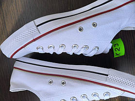 СКИДКА 44 р Білі кеди чоловічі конверси converse літні тканинні текстильні, фото 4