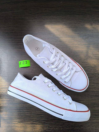 СКИДКА 44 р Білі кеди чоловічі конверси converse літні тканинні текстильні, фото 1