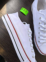 СКИДКА 44 р Білі кеди чоловічі конверси converse літні тканинні текстильні, фото 3