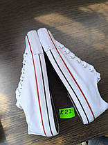 СКИДКА 44 р Білі кеди чоловічі конверси converse літні тканинні текстильні, фото 5