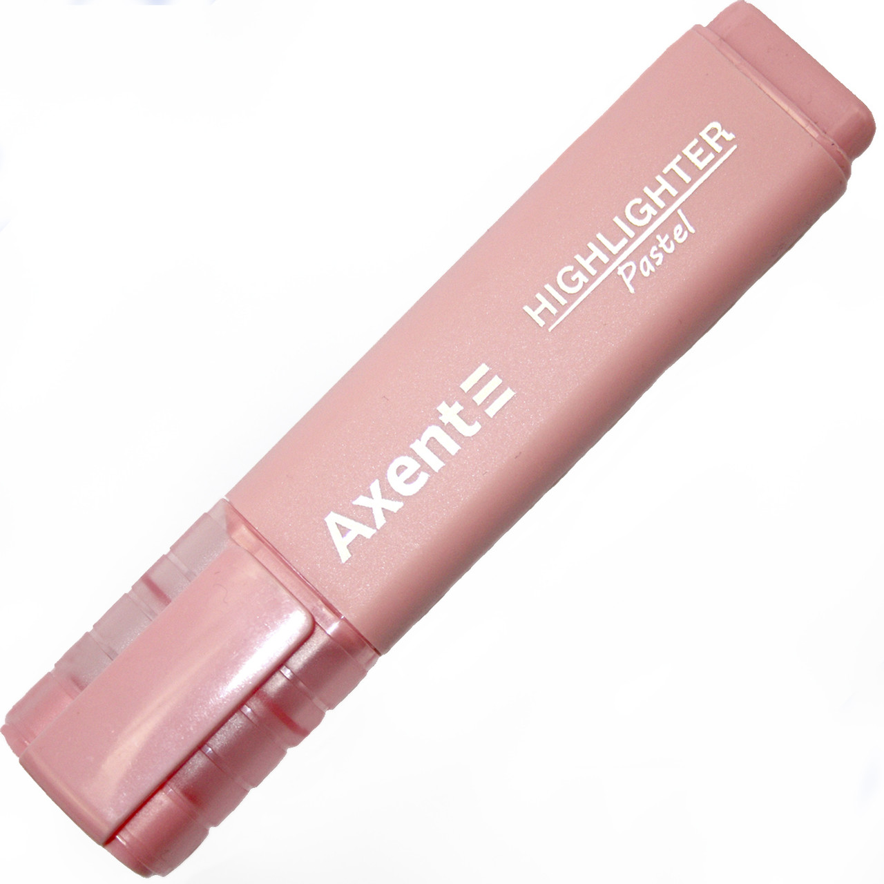 Текстмаркер "Axent" клин. Highlighter 1-5мм пастель рожевий №2537-24-A(12)(144, фото 1