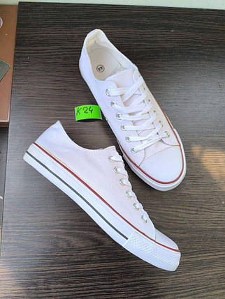 СКИДКА 44 р Белые кеды мужские конверсы converse летние тканевые текстильные, фото 1