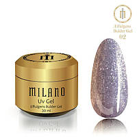 Milano Cosmetic Світловідбивний гель Effulgence Builder Gel № 02 для нігтів, 30 мл