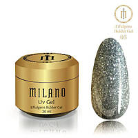 Milano Cosmetic Світловідбивний гель Effulgence Builder Gel № 03 для нігтів, 30 мл