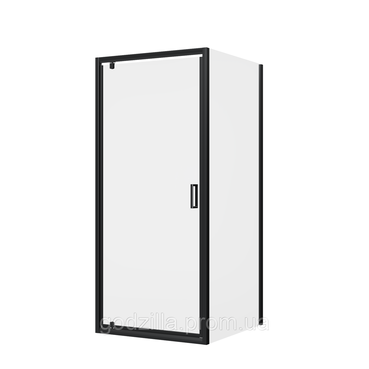 Скляна душова кабіна AVKO Glass RDJ06 90x90x190 Black, фото 1
