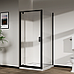 Скляна душова кабіна AVKO Glass RDJ06 90x90x190 Black, фото 3