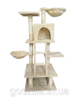 Кігтеточка, будиночок, дряпка для кішок Avko CatTree 1323 Beige