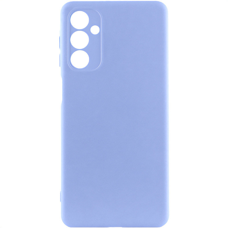Чохол GETMAN Liquid Silk Full Camera для Samsung Galaxy A16 5G | TPU + Мікрофібра Бузковий / Light purple, фото 1