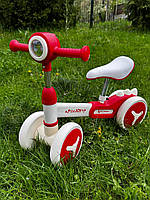 Велобіг JOY 4-х колісний з музикою та світлом J-10115 рама сталь/пластик, українське озвучення