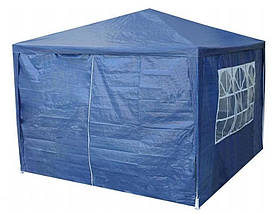 Павільйон садовий Avko Garden 3х3 м з 4 стінками, синій, фото 3