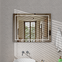 Зеркало в ванну Avko DF45 з підсвіткою прямокутне 800х600х35 мм