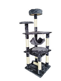 Кігтеточка, будиночок, дряпка для кішок Avko CatTree 1222 Grey