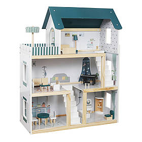 Дерев'яний ляльковий будиночок AVKO Вілла Толедо Green