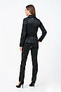 Костюм нарядний жіночий брючний стильний чорний Modna KAZKA MKRMD1450, фото 2