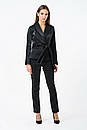 Костюм нарядний жіночий брючний стильний чорний Modna KAZKA MKRMD1450, фото 5
