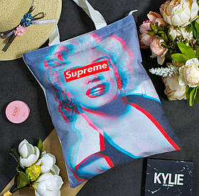 Сумка-шопер “Supreme” з принтом Мерилін Монро — яскравий акцент вашого літа 1080