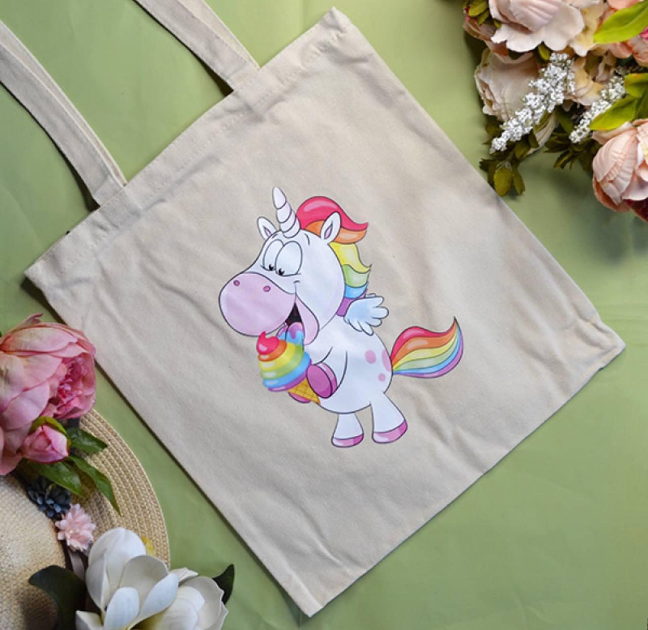 Бежевий шопер “Unicorn” — екостиль для щоденного використання 1079