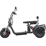 Електроскутер триколісний трицикл чорний MAXXTER TRIKE 2.0 Black. Запас ходу 70 км. Заряджання 8 год. Макс 35 км/год., фото 4