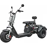Електроскутер триколісний трицикл чорний MAXXTER TRIKE 2.0 Black. Запас ходу 70 км. Заряджання 8 год. Макс 35 км/год., фото 3
