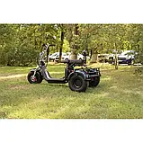 Електроскутер триколісний трицикл чорний MAXXTER TRIKE 2.0 Black. Запас ходу 70 км. Заряджання 8 год. Макс 35 км/год., фото 7